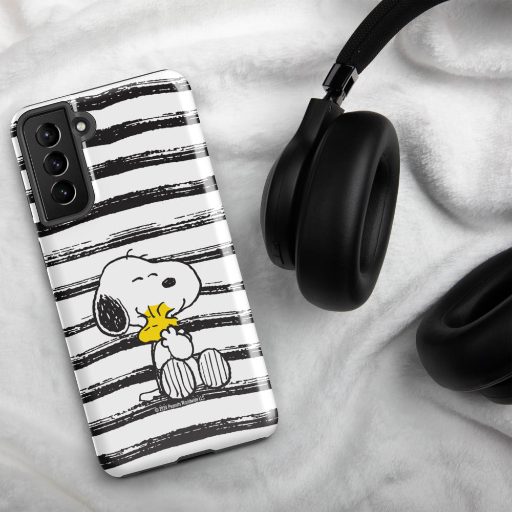 Peanuts Snoopy And Woodstock Hug Samsung Case