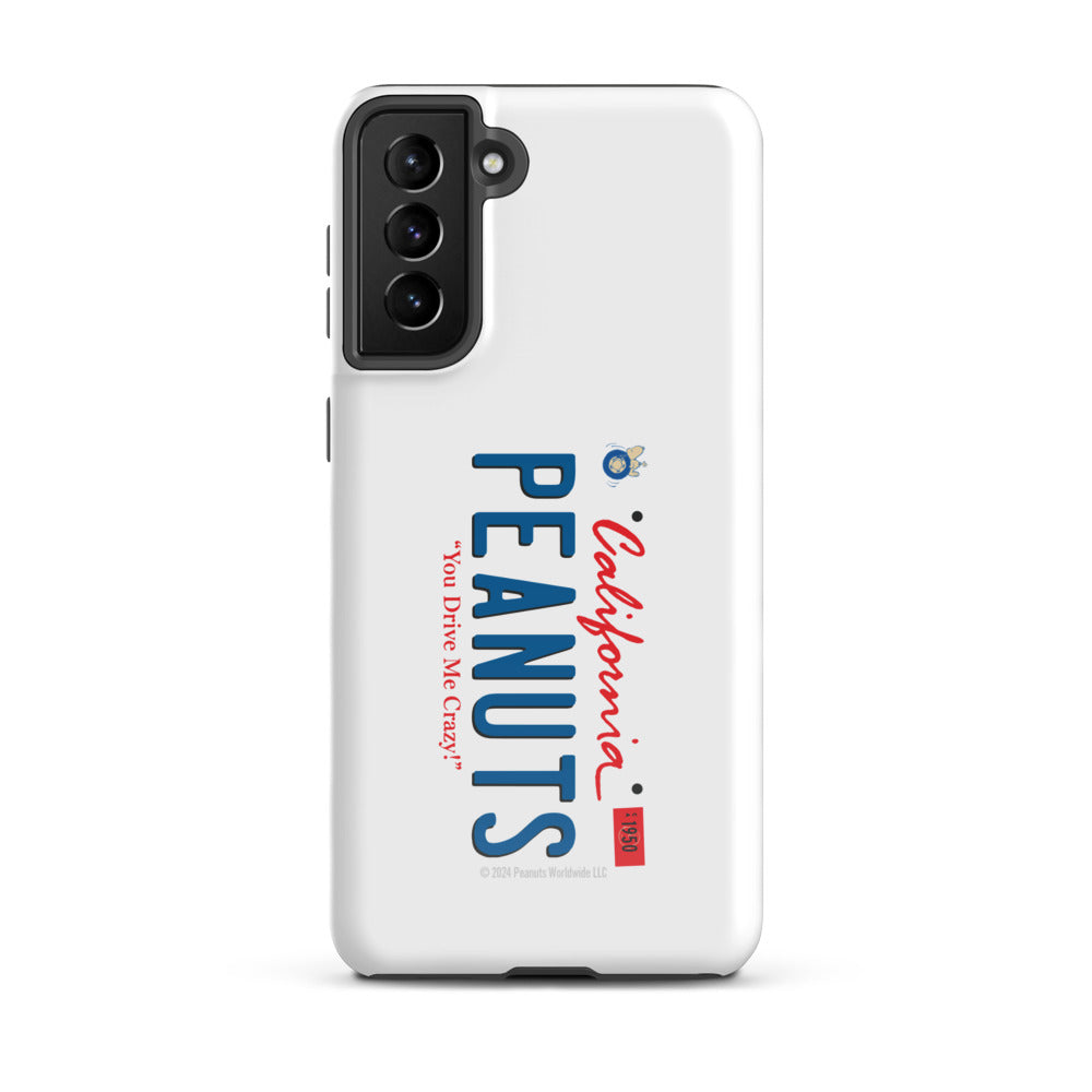 Peanuts License Plate Samsung Case