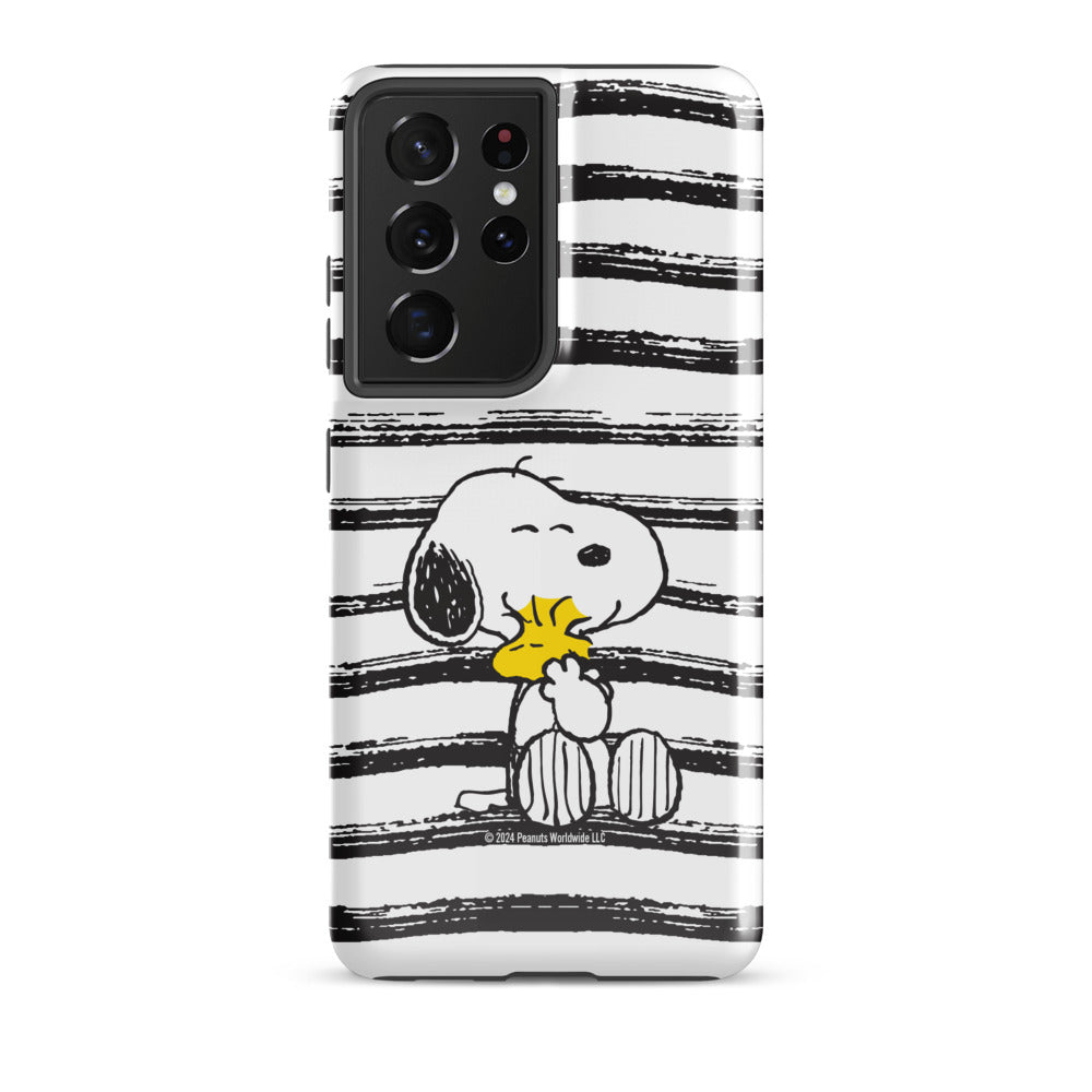 Peanuts Snoopy And Woodstock Hug Samsung Case