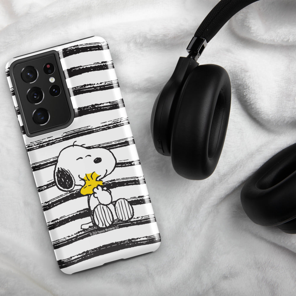 Peanuts Snoopy And Woodstock Hug Samsung Case