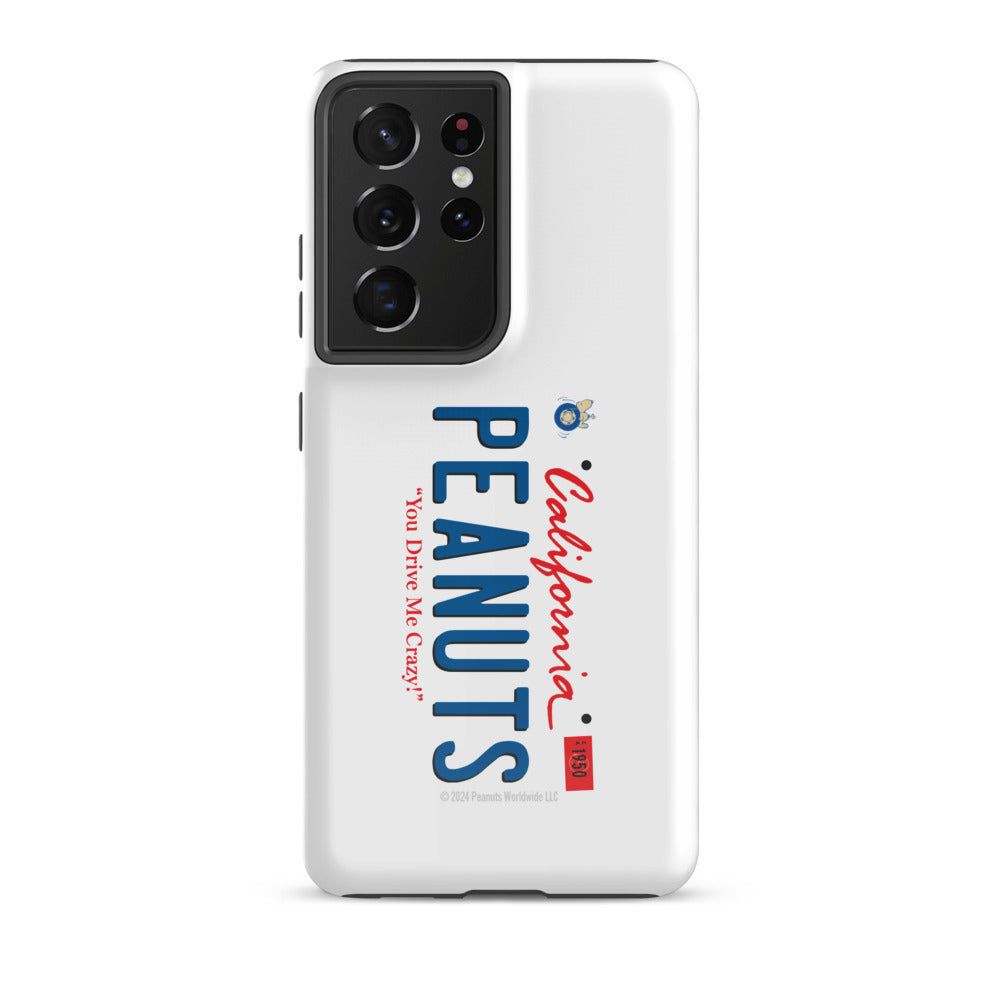 Peanuts License Plate Samsung Case