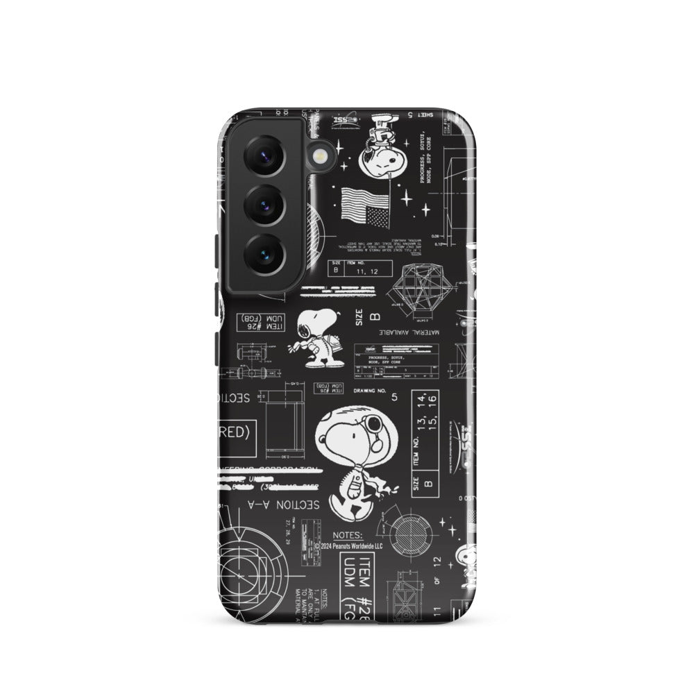 Peanuts Snoopy Space Samsung Case