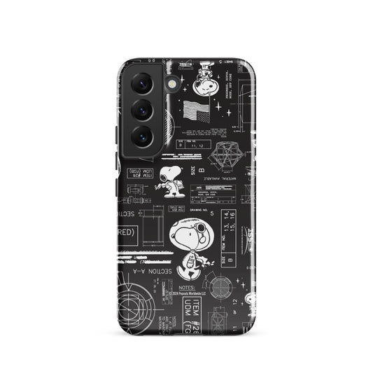 Peanuts Snoopy Space Samsung Case-33