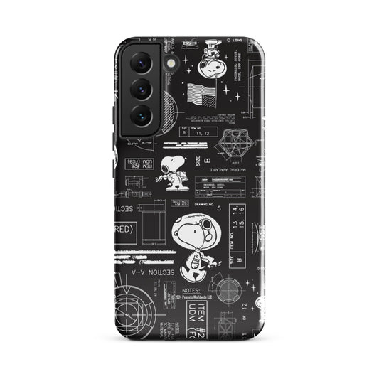 Peanuts Snoopy Space Samsung Case-36