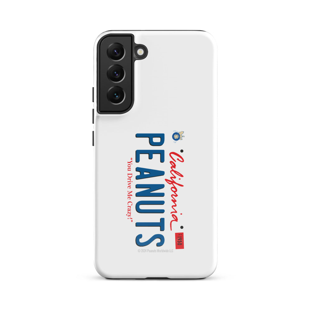 Peanuts License Plate Samsung Case