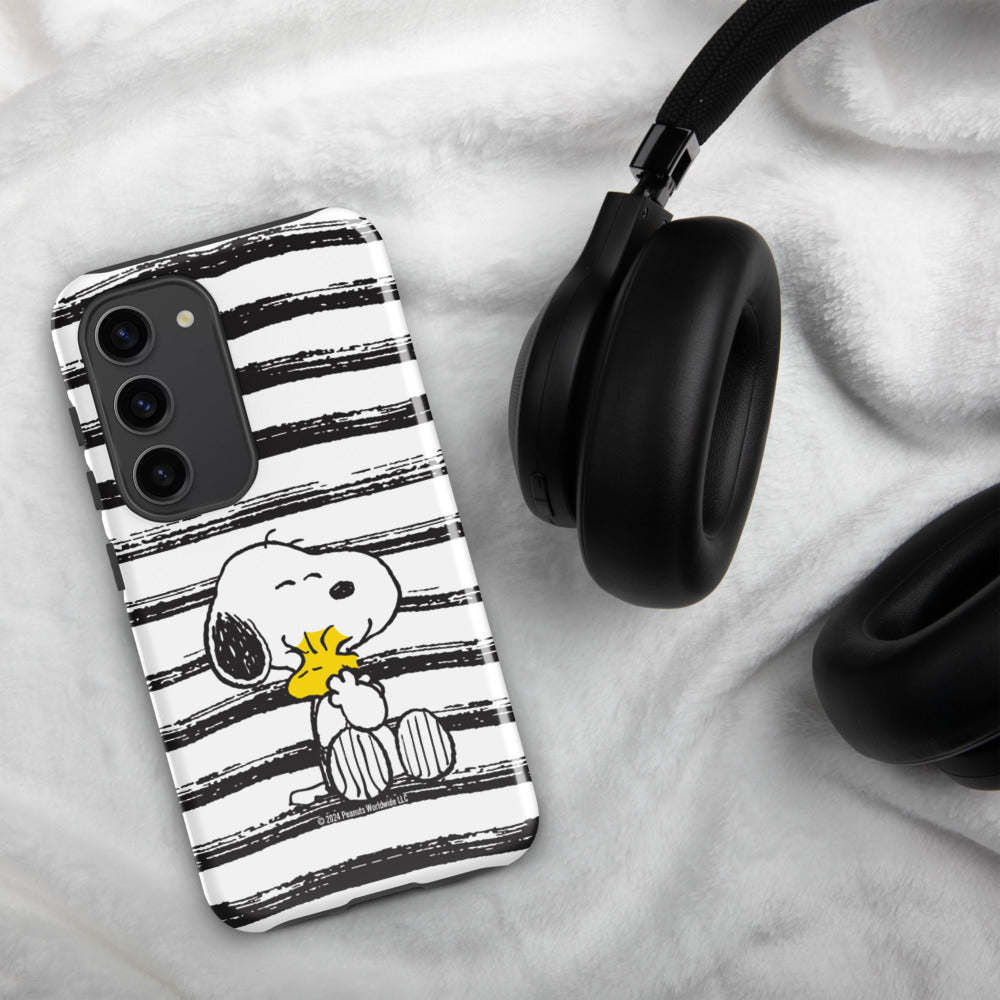 Peanuts Snoopy And Woodstock Hug Samsung Case