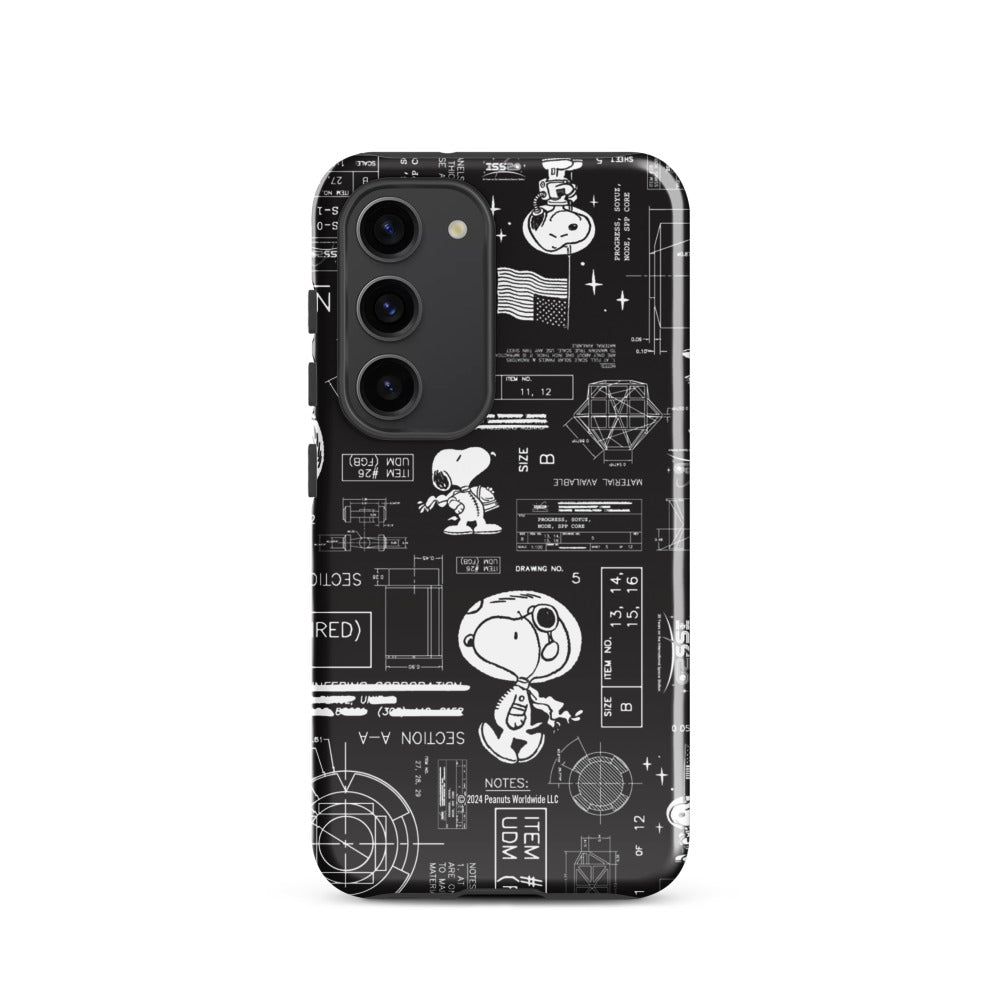 Peanuts Snoopy Space Samsung Case