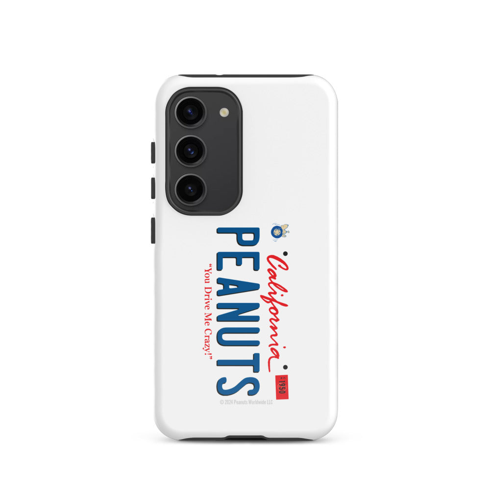 Peanuts License Plate Samsung Case