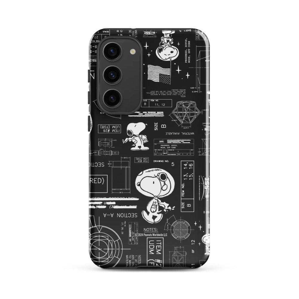 Peanuts Snoopy Space Samsung Case