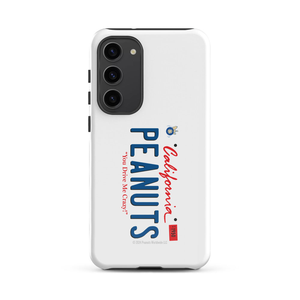 Peanuts License Plate Samsung Case