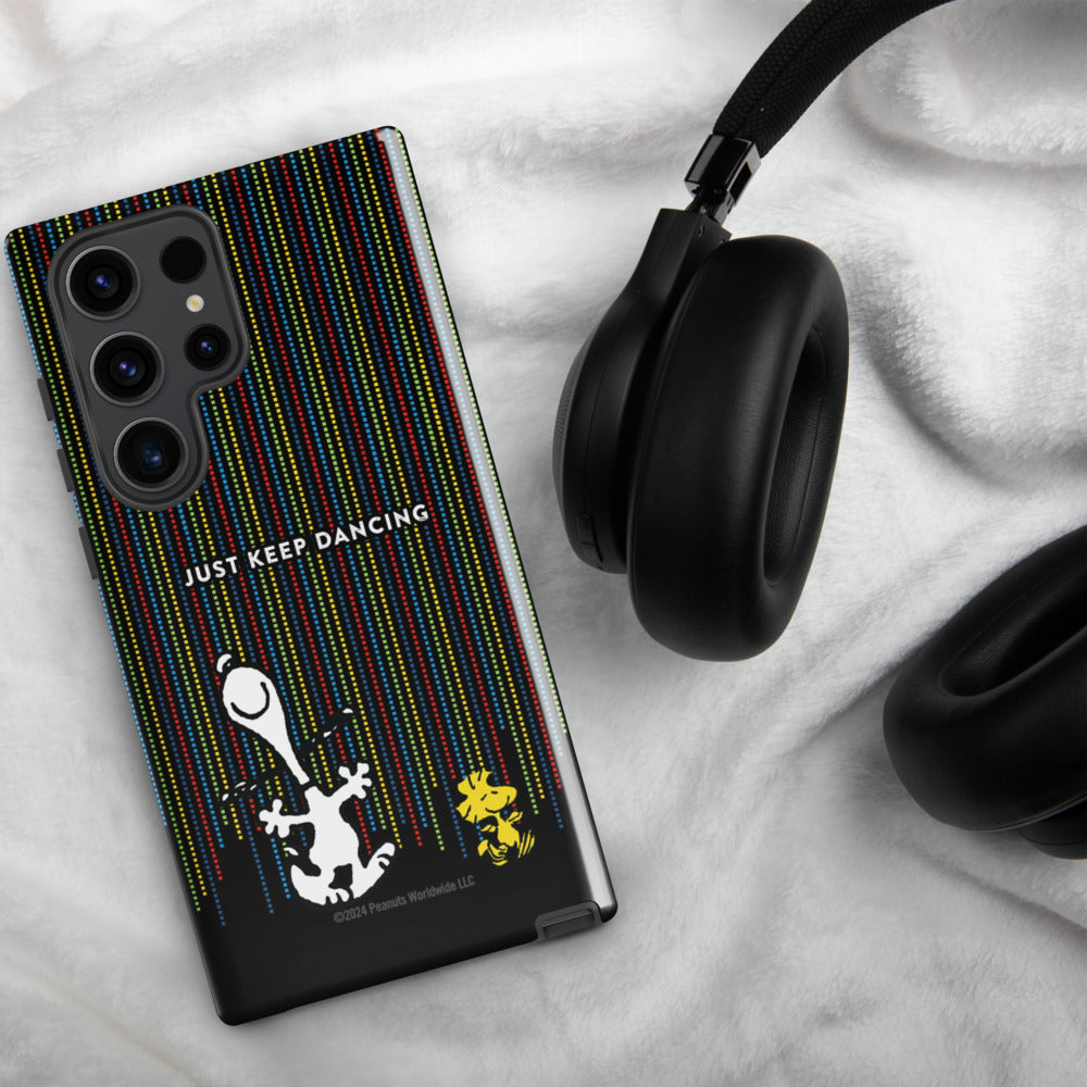 Peanuts Just Keep Dancing Samsung Phone Case