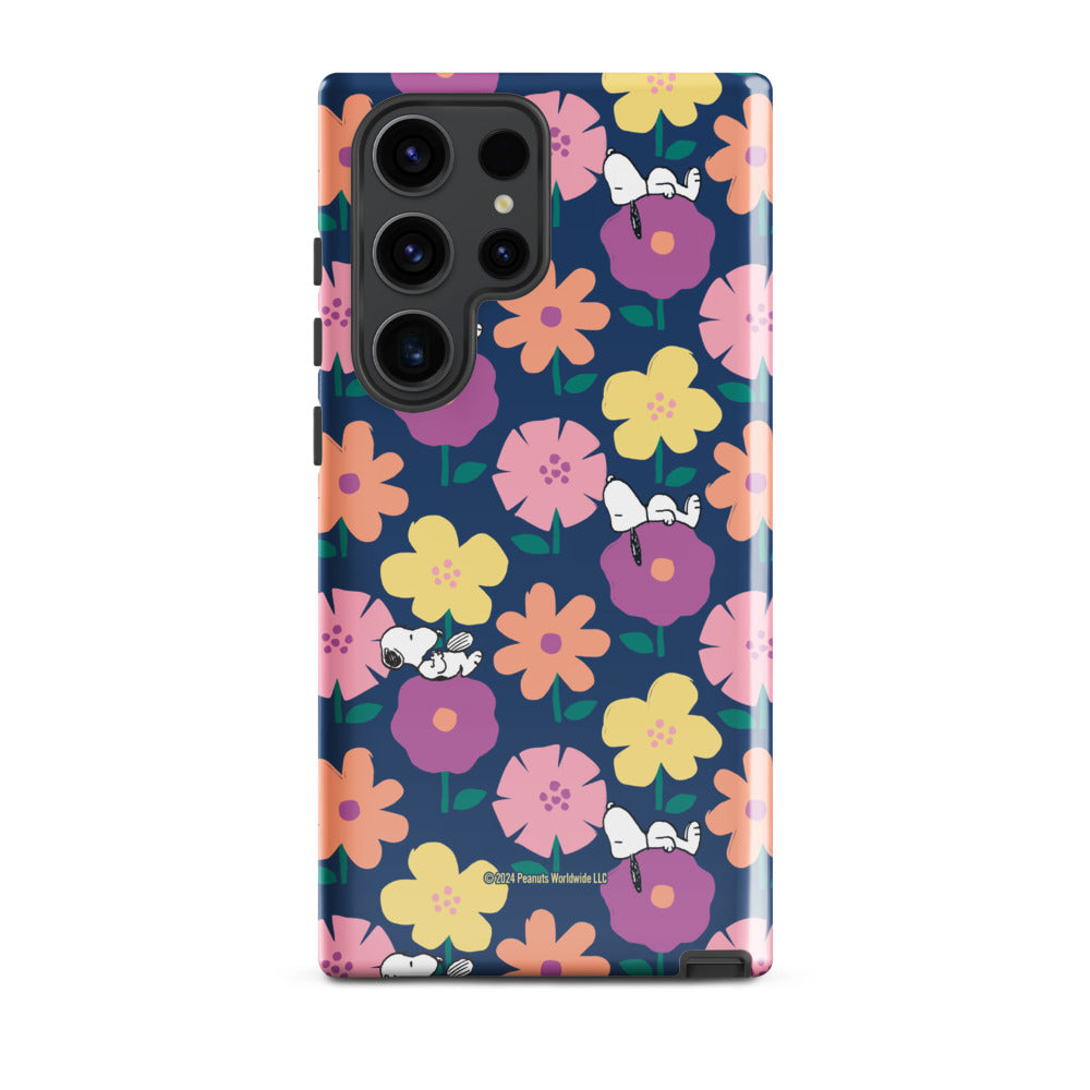 Peanuts Snoopy Floral Samsung Case