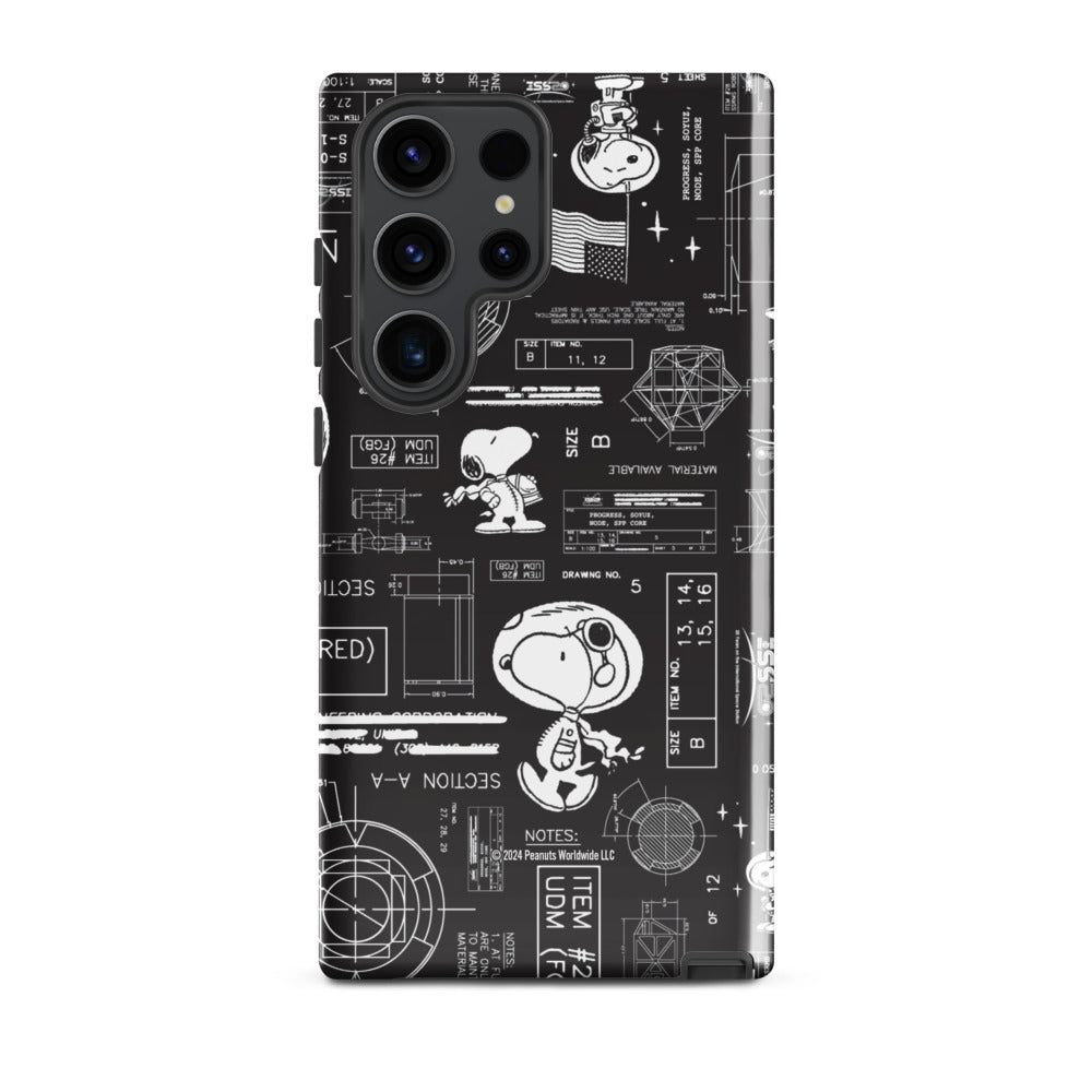 Peanuts Snoopy Space Samsung Case