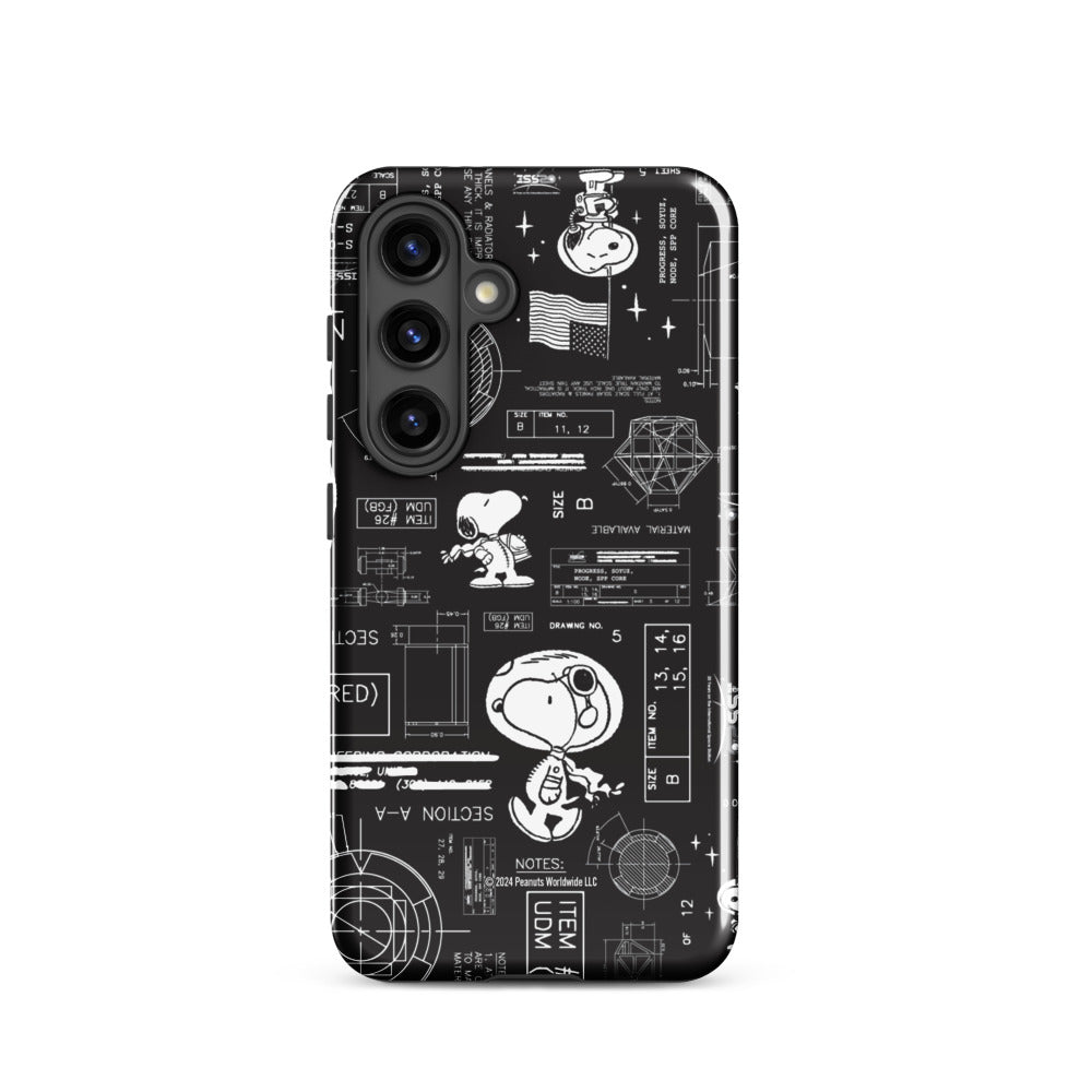 Peanuts Snoopy Space Samsung Case