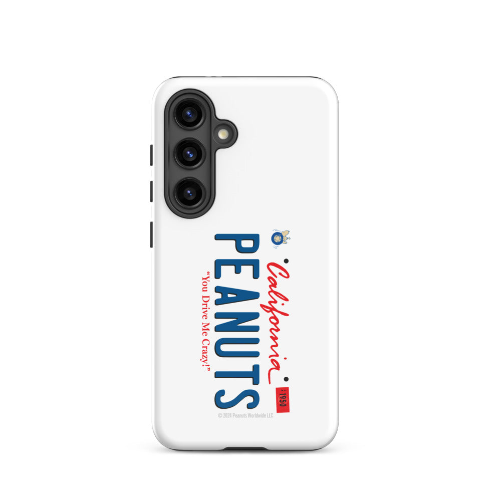 Peanuts License Plate Samsung Case