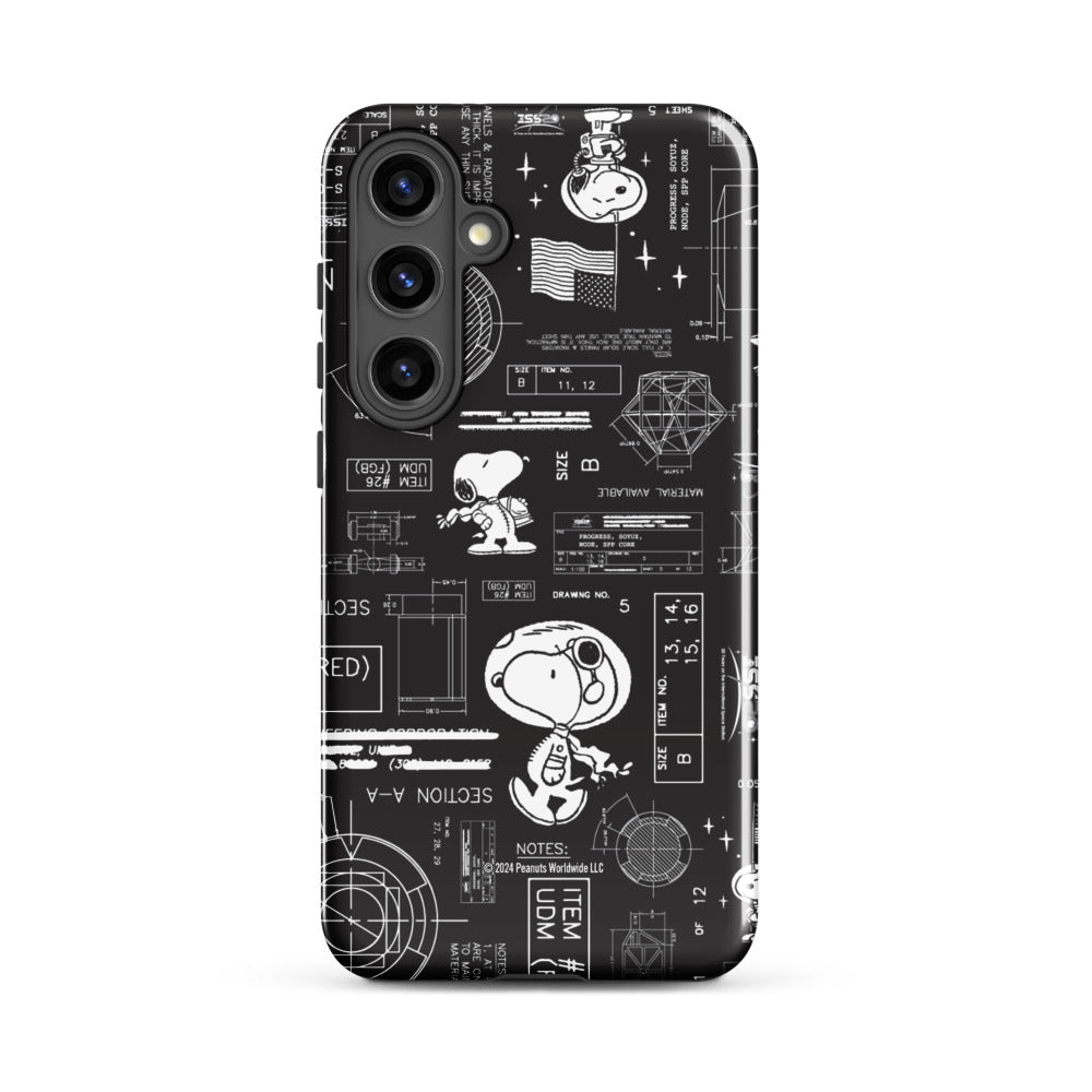 Peanuts Snoopy Space Samsung Case