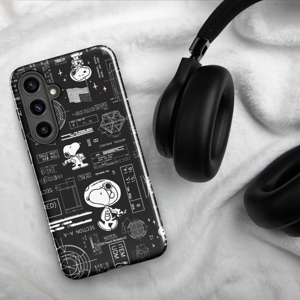 Peanuts Snoopy Space Samsung Case