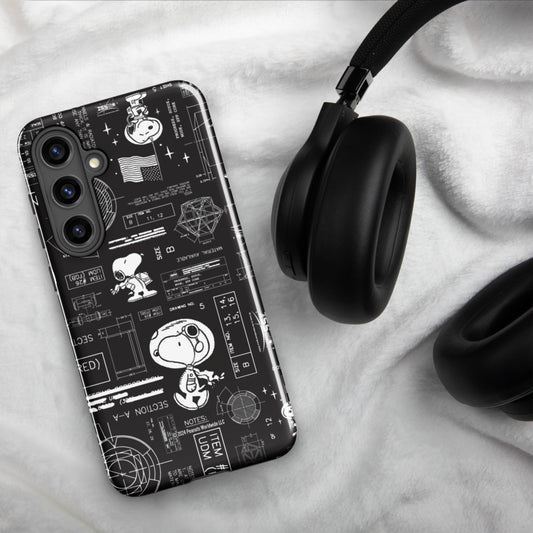 Peanuts Snoopy Space Samsung Case-55