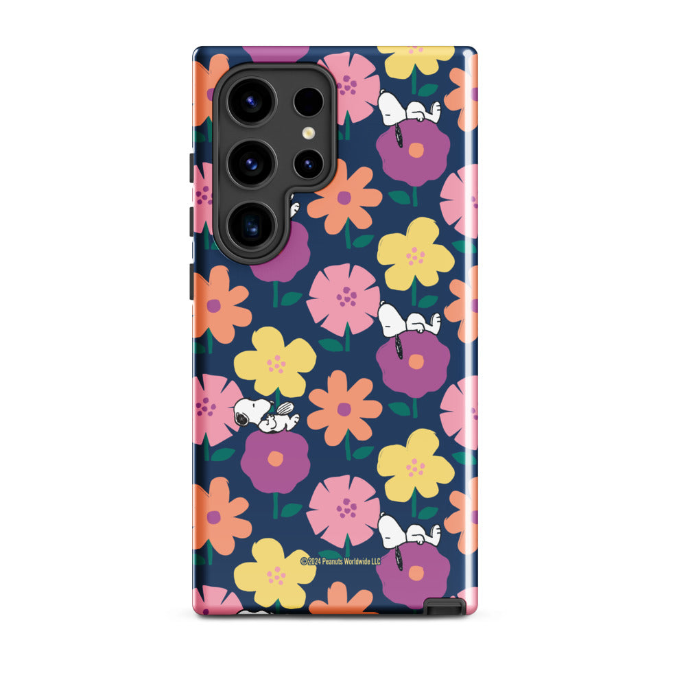 Peanuts Snoopy Floral Samsung Case