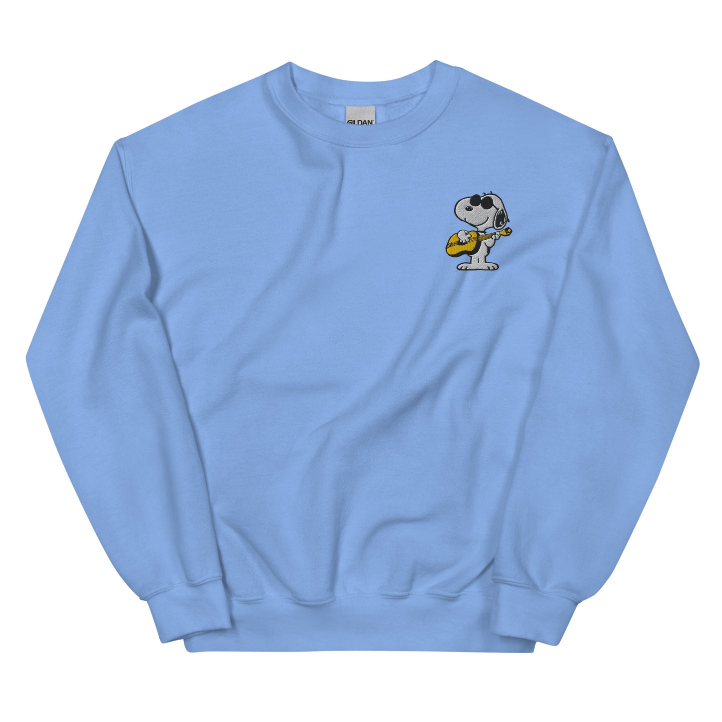Peanuts Joe Cool's Guitar Groove Embroidered Crewneck Sweatshirt