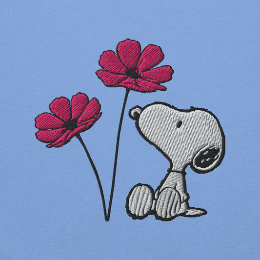 Peanuts Snoopy Crewneck Sweatshirt Select a Birth Month Flower Pattern-43