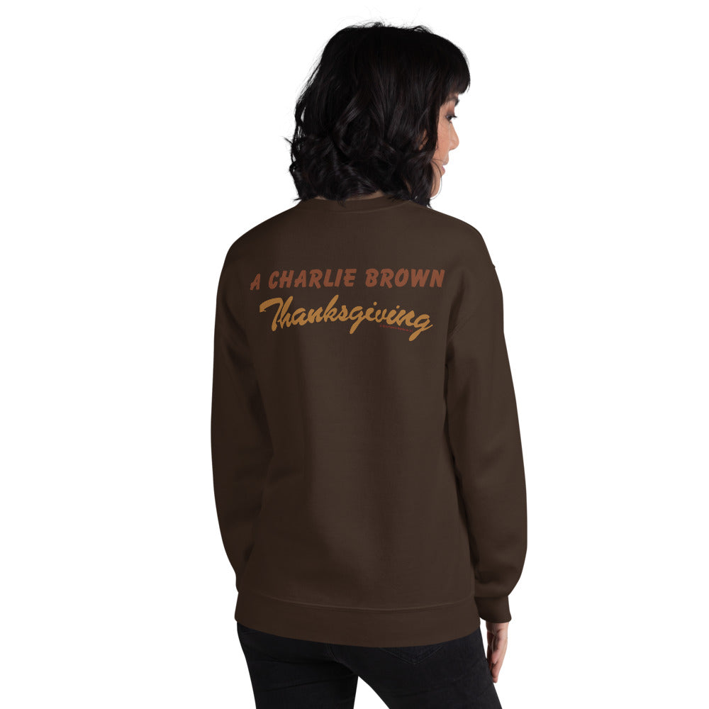 Peanuts Snoopy And Woodstock A Charlie Brown Thanksgiving Sweatshirt