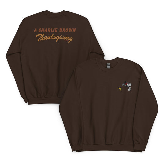 Peanuts Snoopy And Woodstock A Charlie Brown Thanksgiving Sweatshirt-1