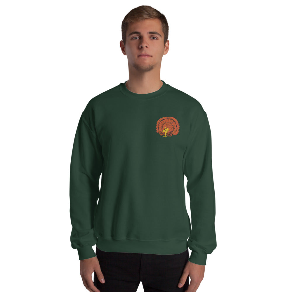 Woodstock Thanksgiving Embroidered Crewneck