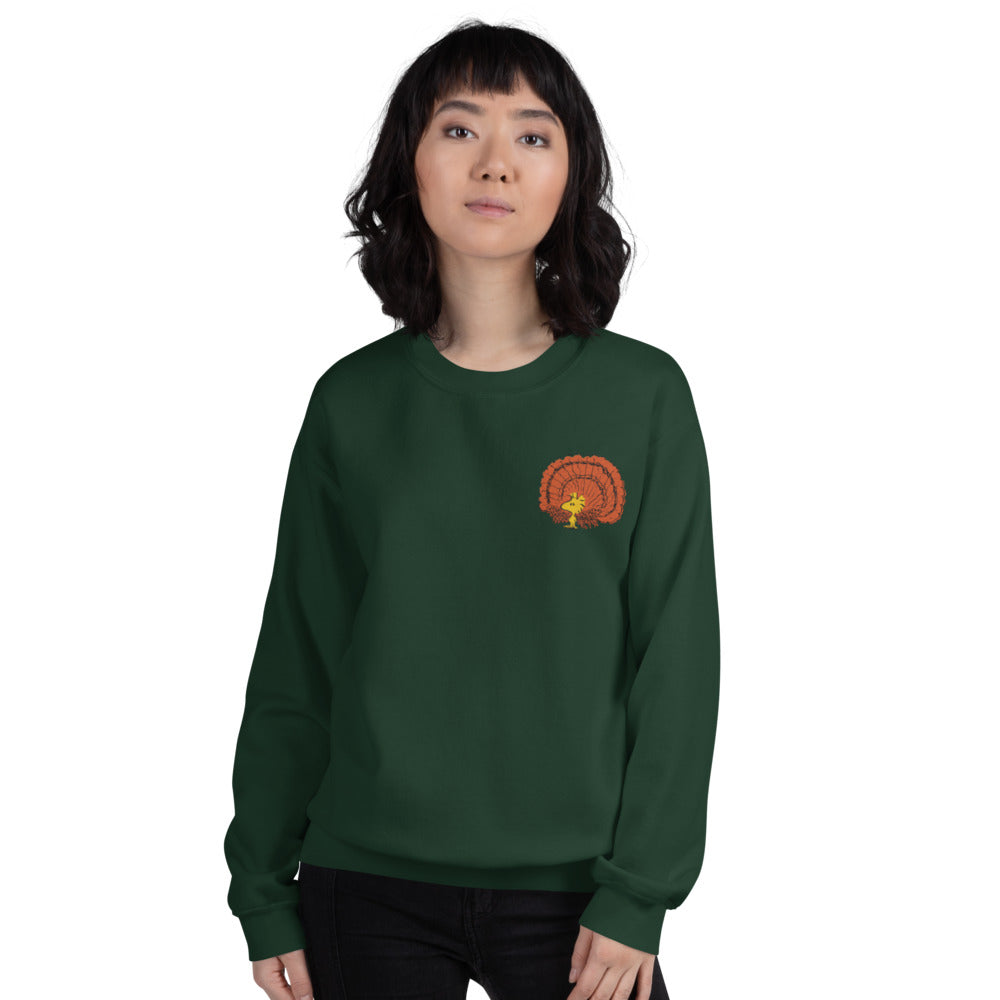 Woodstock Thanksgiving Embroidered Crewneck