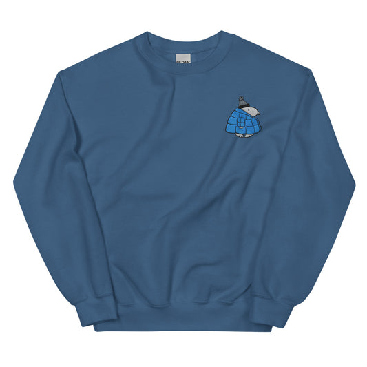 Snoopy Puffer Embroidered Adult Crewneck-0