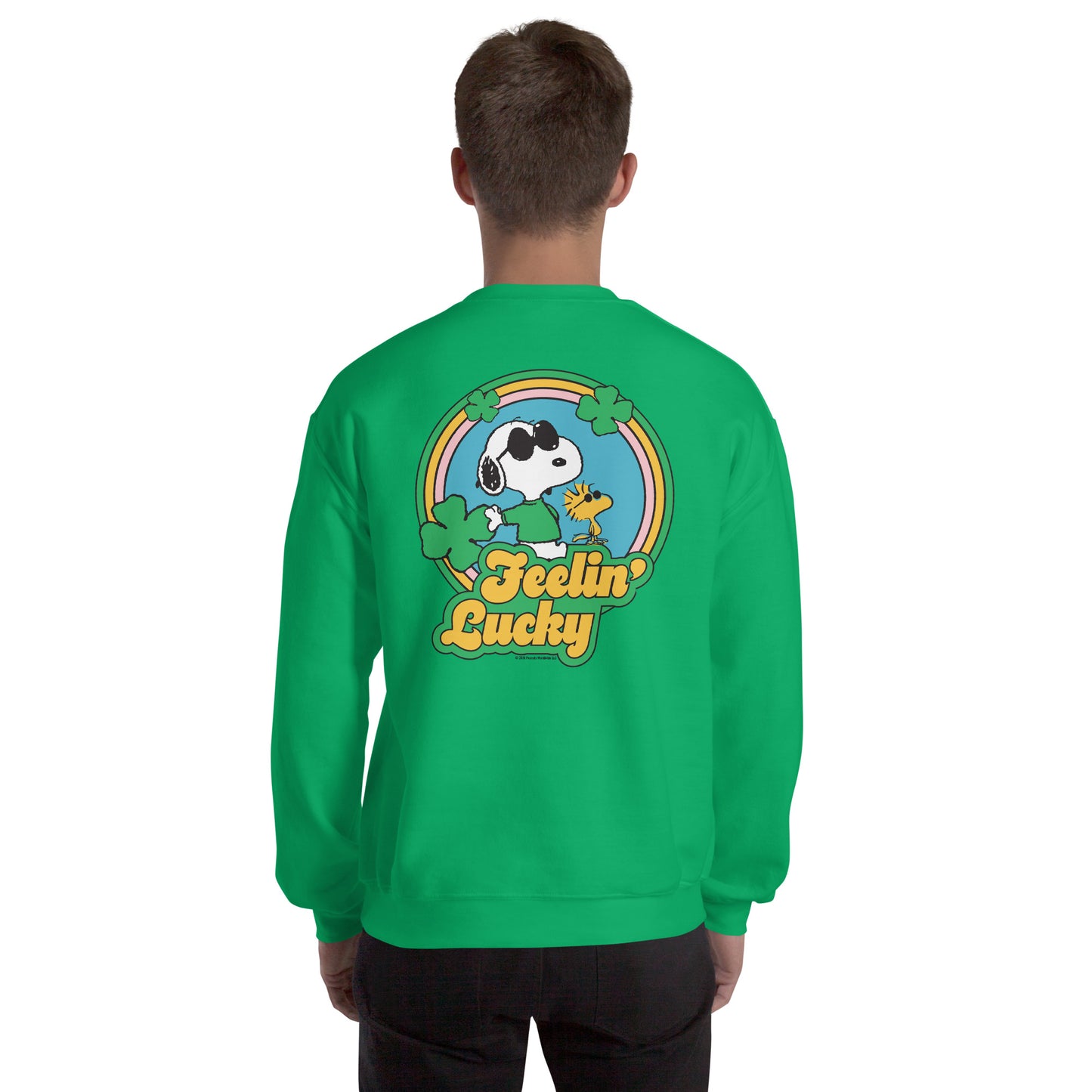 Peanuts Shamrock Sweatshirt Feeling Lucky
