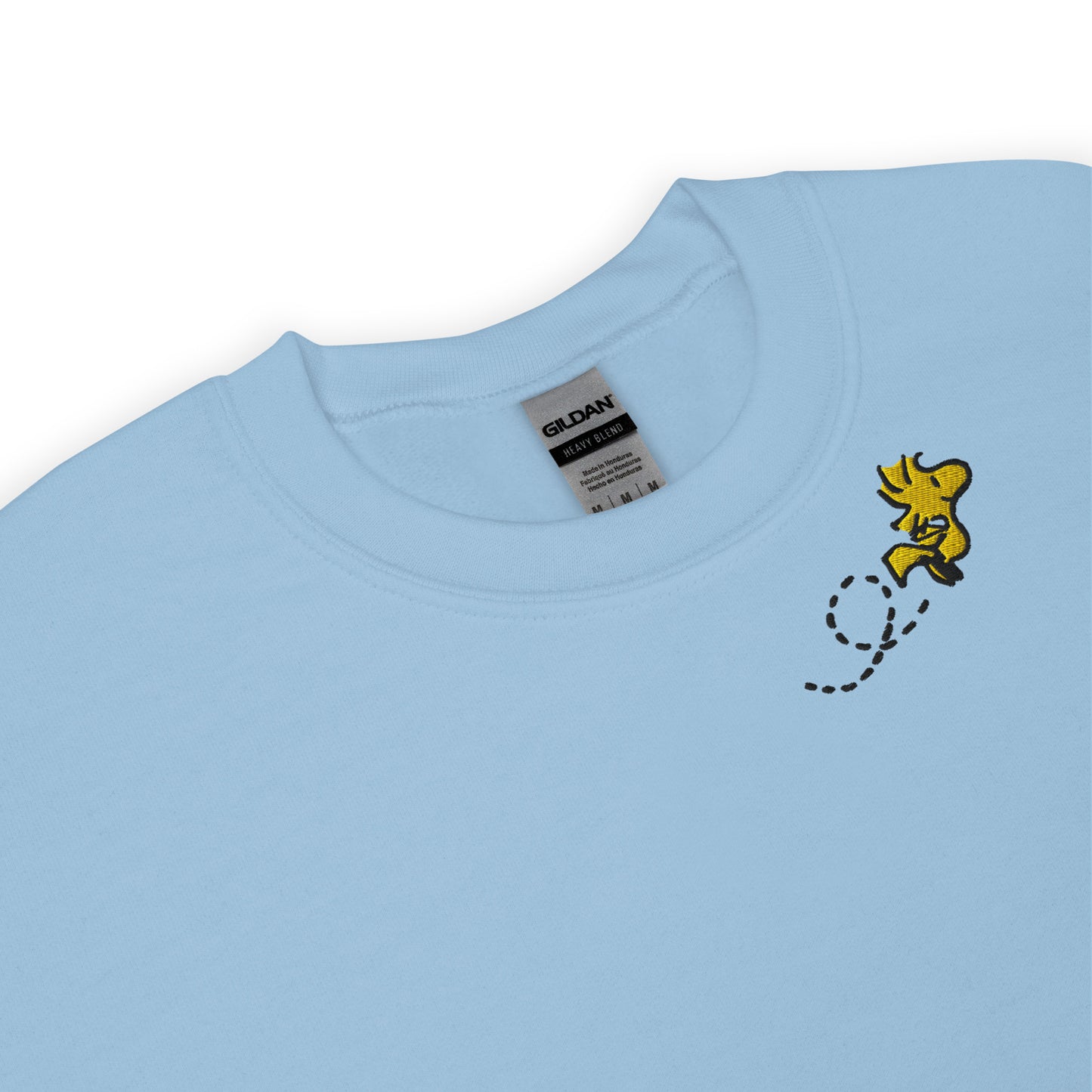 Peanuts Embroidered Crewneck Sweatshirt Woodstock Takes Flight
