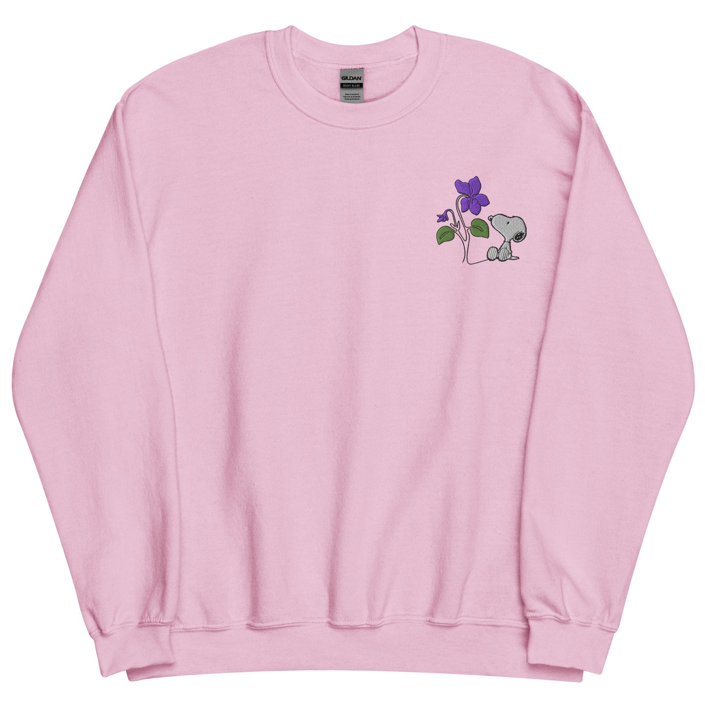 Peanuts Snoopy Crewneck Sweatshirt Select a Birth Month Flower Pattern