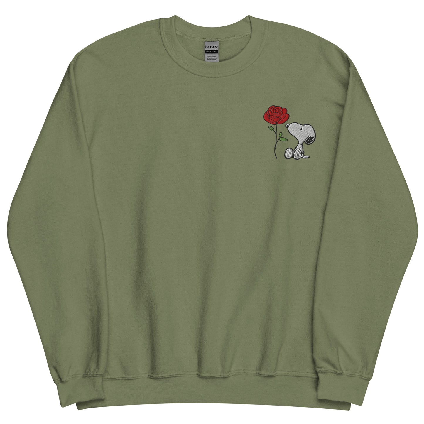 Peanuts Snoopy Crewneck Sweatshirt Select a Birth Month Flower Pattern