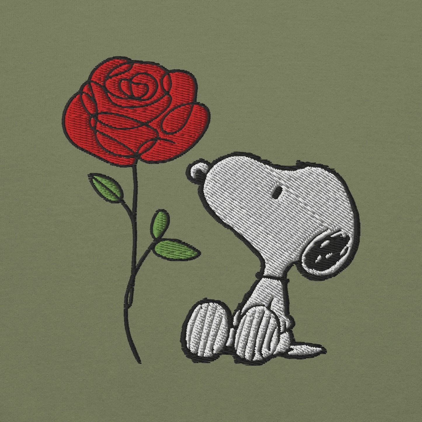 Peanuts Snoopy Crewneck Sweatshirt Select a Birth Month Flower Pattern