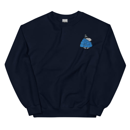 Snoopy Puffer Embroidered Adult Crewneck-3