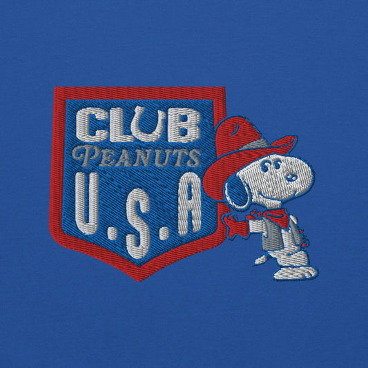 Peanuts Club Peanuts USA Crewneck Sweatshirt Royal-1