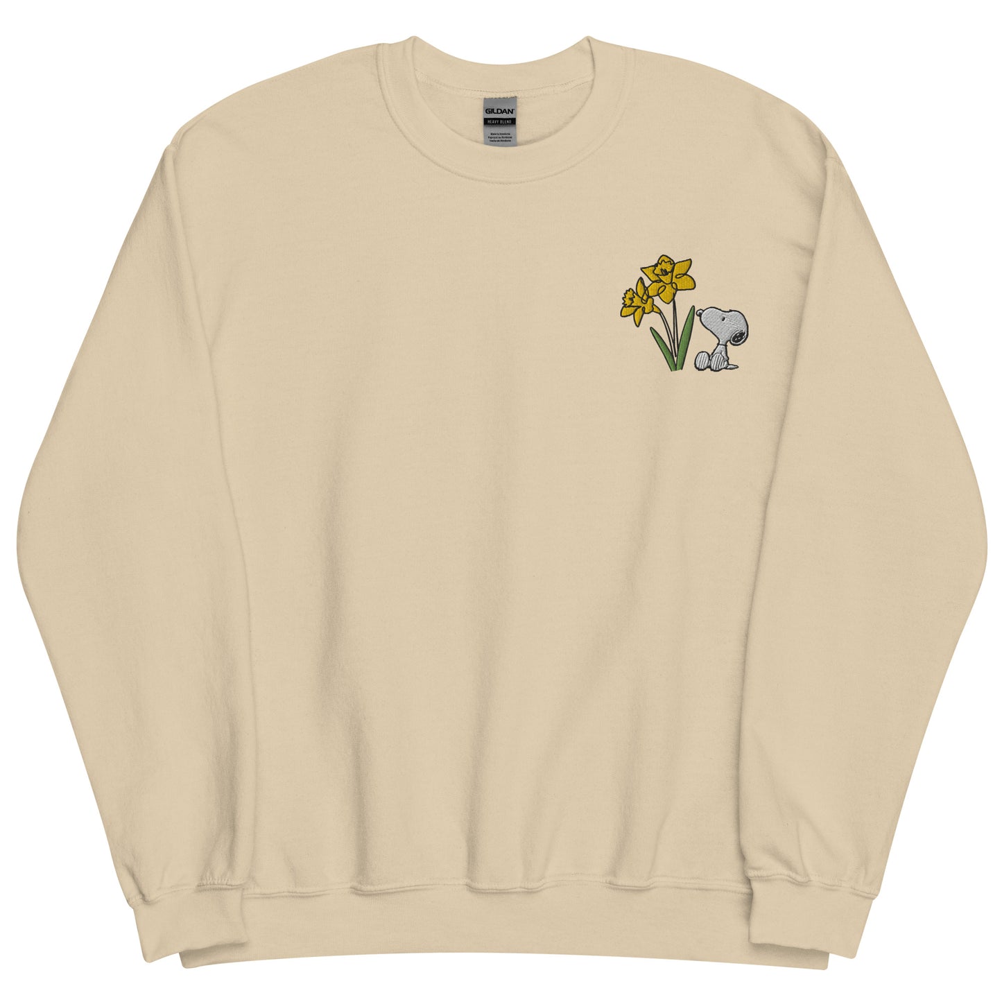 Peanuts Snoopy Crewneck Sweatshirt Select a Birth Month Flower Pattern