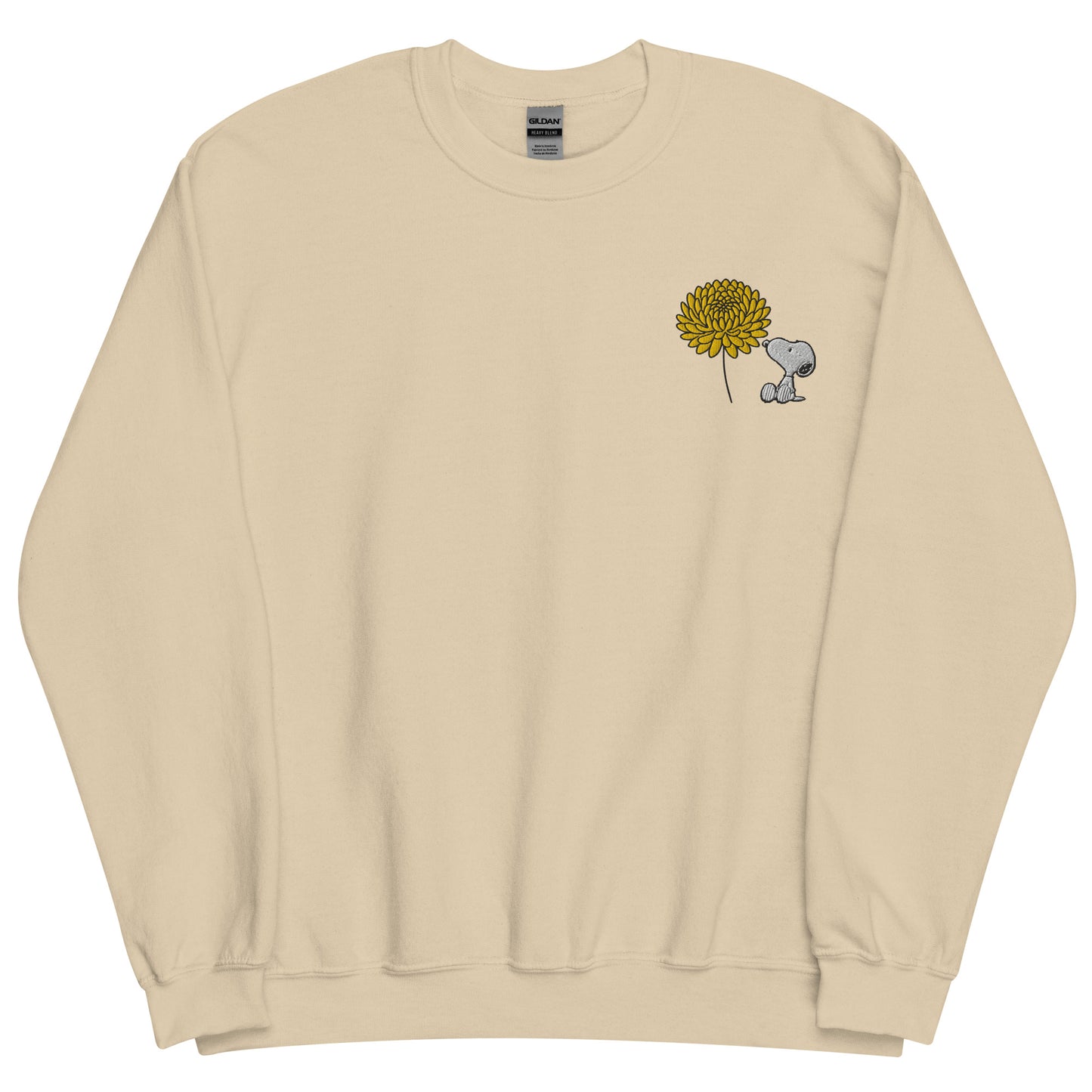 Peanuts Snoopy Crewneck Sweatshirt Select a Birth Month Flower Pattern
