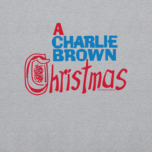 Peanuts A Charlie Brown Christmas Embroidered Sweatshirt Navy-8