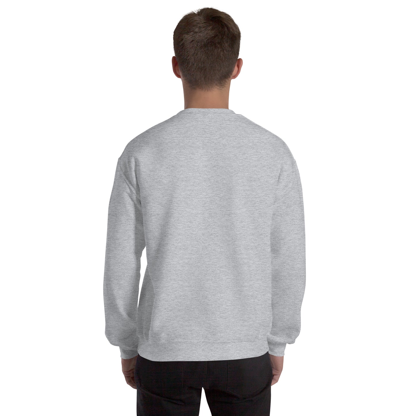 Sport grey variant of the Peanuts Snoopy crew neck sweatshirt