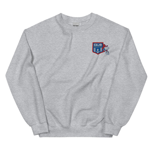 Peanuts Club Peanuts USA Crewneck Sweatshirt Royal-5