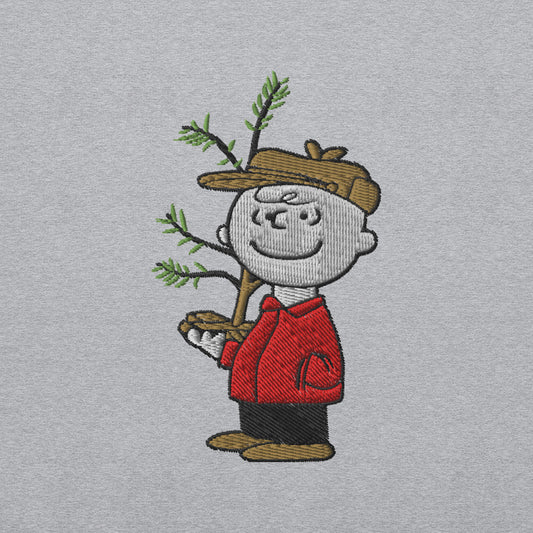 Peanuts A Charlie Brown Christmas Embroidered Sweatshirt Navy-9