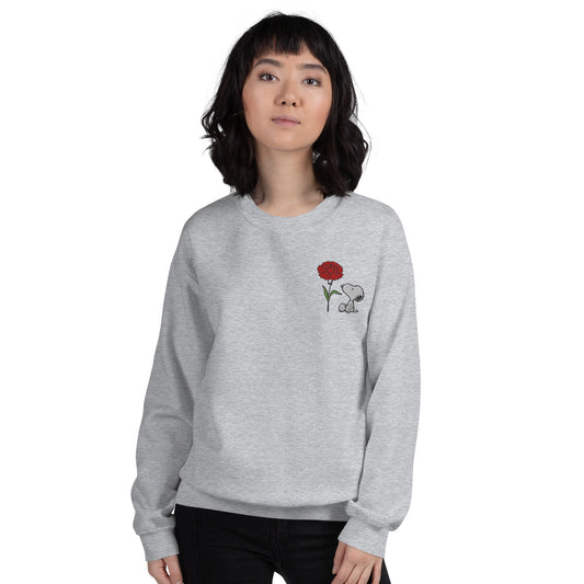 Peanuts Snoopy Crewneck Sweatshirt Select a Birth Month Flower Pattern-6