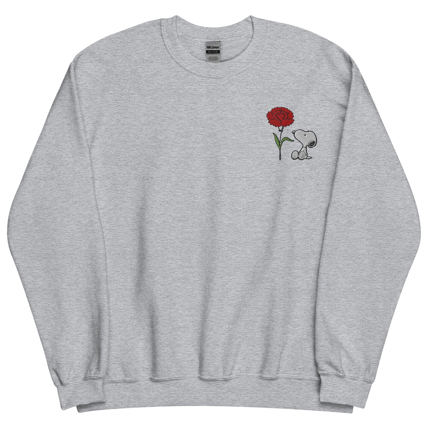 Peanuts Snoopy Crewneck Sweatshirt Select a Birth Month Flower Pattern
