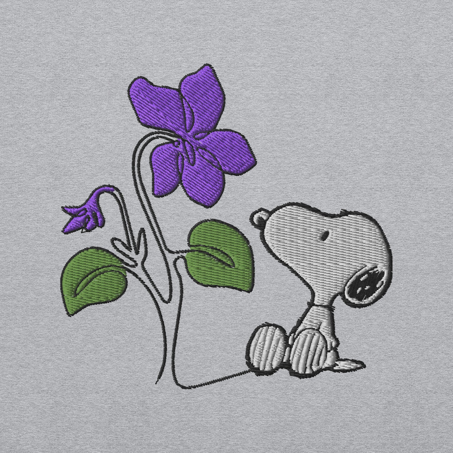 Peanuts Snoopy Crewneck Sweatshirt Select a Birth Month Flower Pattern