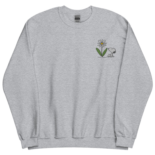 Peanuts Snoopy Crewneck Sweatshirt Select a Birth Month Flower Pattern-18