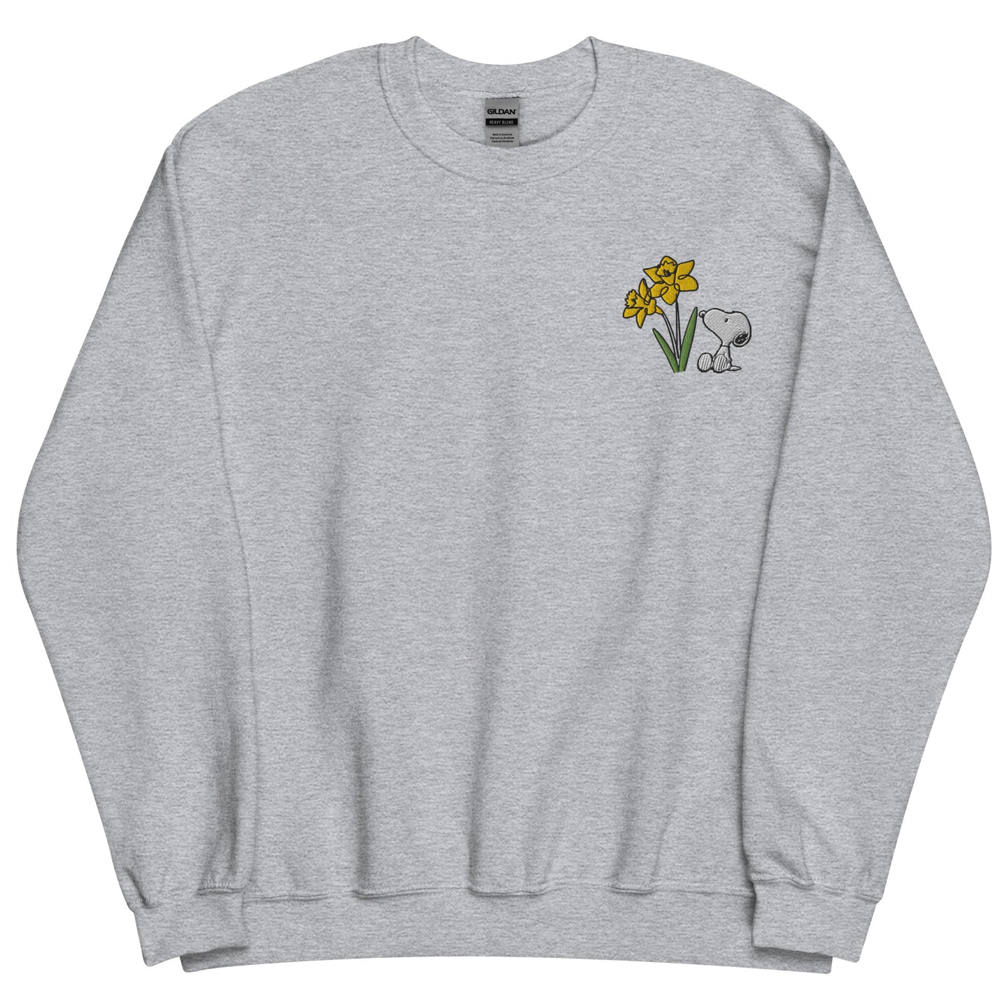 Peanuts Snoopy Crewneck Sweatshirt Select a Birth Month Flower Pattern