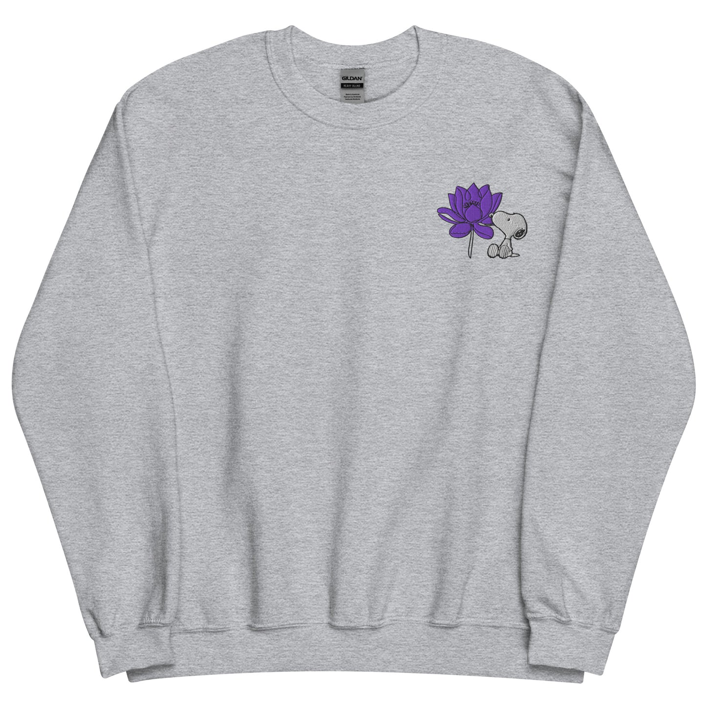 Peanuts Snoopy Crewneck Sweatshirt Select a Birth Month Flower Pattern