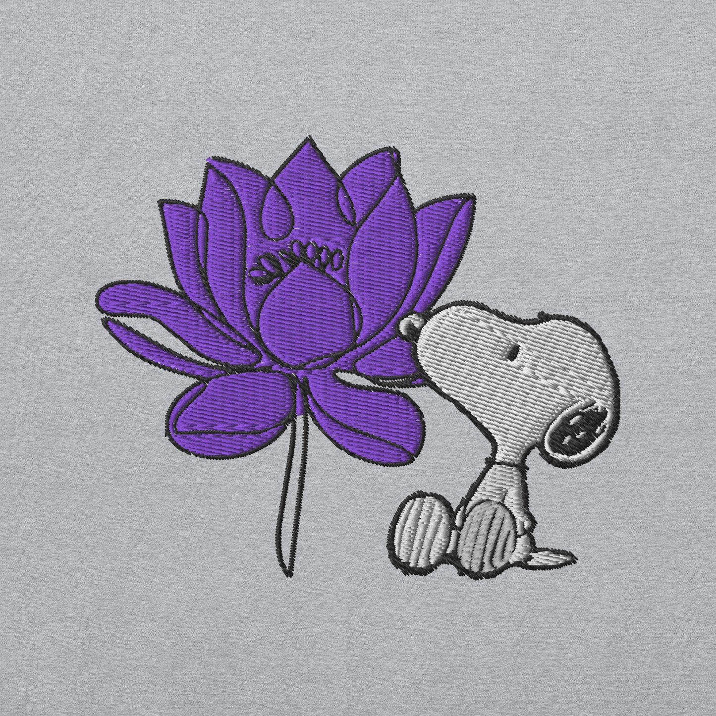 Peanuts Snoopy Crewneck Sweatshirt Select a Birth Month Flower Pattern